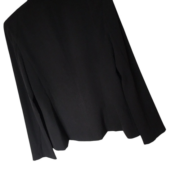 Joe B Elegant Black open front Blazer Sz XL - Picture 5 of 15